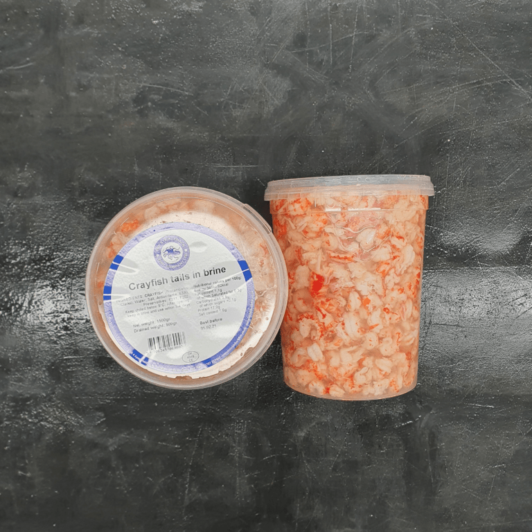 Crayfish Tails in Brine 900g The Stickleback Fish Company Ltd