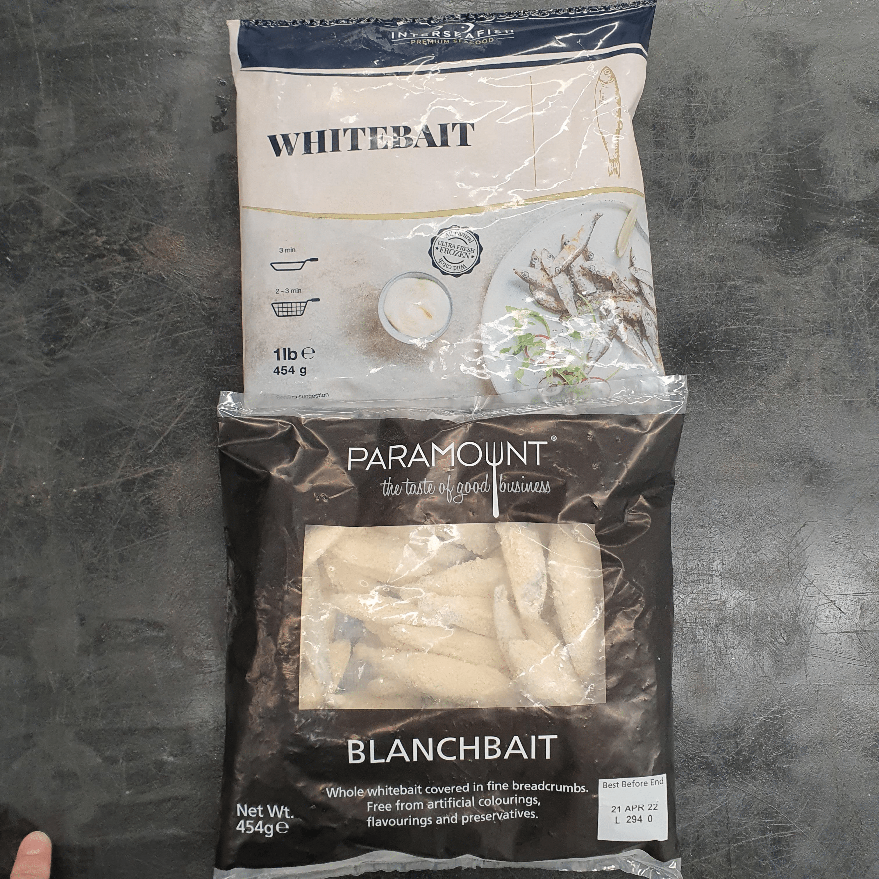 Whitebait 454g FROZEN - The Stickleback Fish Company Ltd