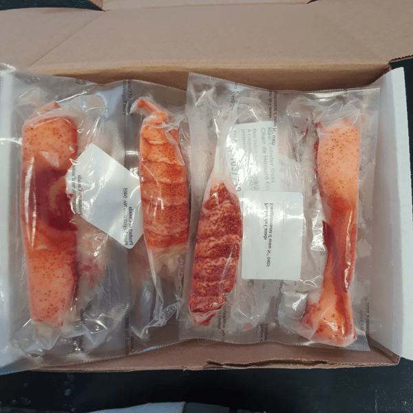 Lobster Meat Raw Tail & Claw 113-142g 2kg BOX FROZEN