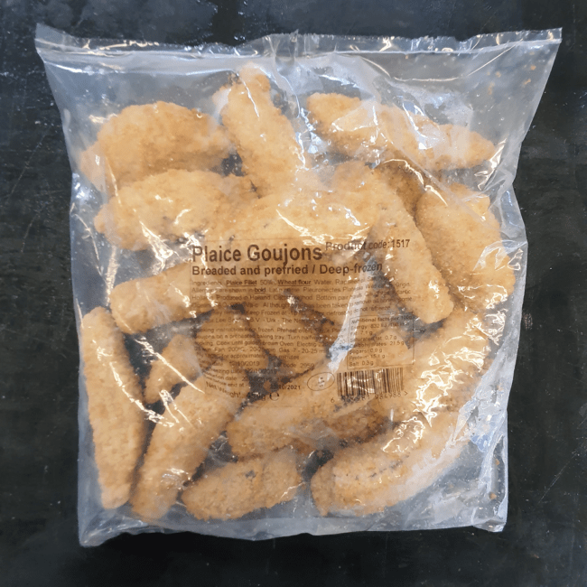 Plaice Goujons 454g FROZEN The Stickleback Fish Company Ltd